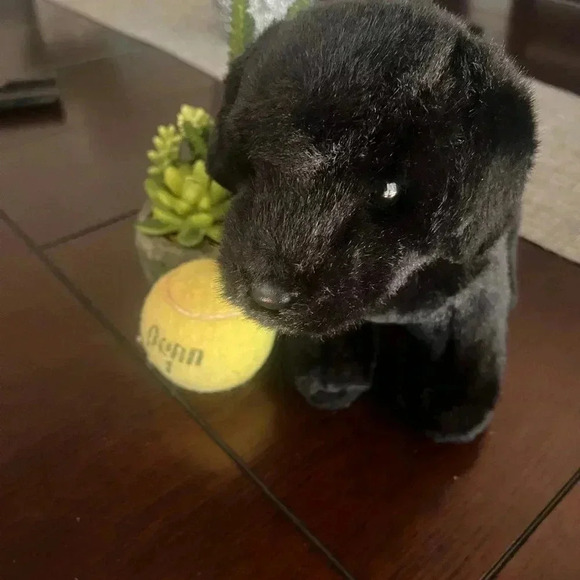 Child’s Black Puppy Plush - Picture 4 of 4